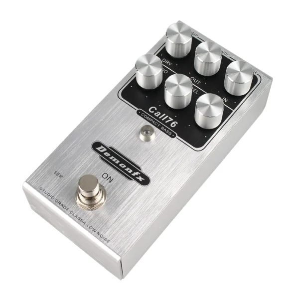 Demonfx CALL76 Based on Origin Effcts CALL76 Compact Bass The CALL76 Compact Compact Basss Guitar Effect Pedal Compressor - Image 3