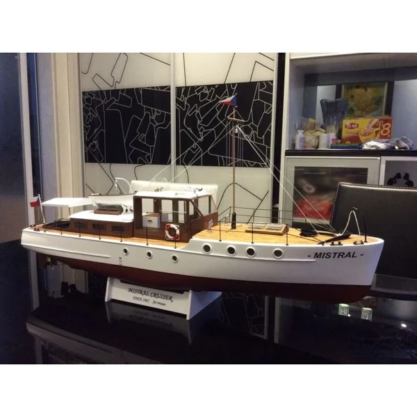 Wooden Yacht Northwest Wind Basswood Kit Assembled Ship Model - Image 4