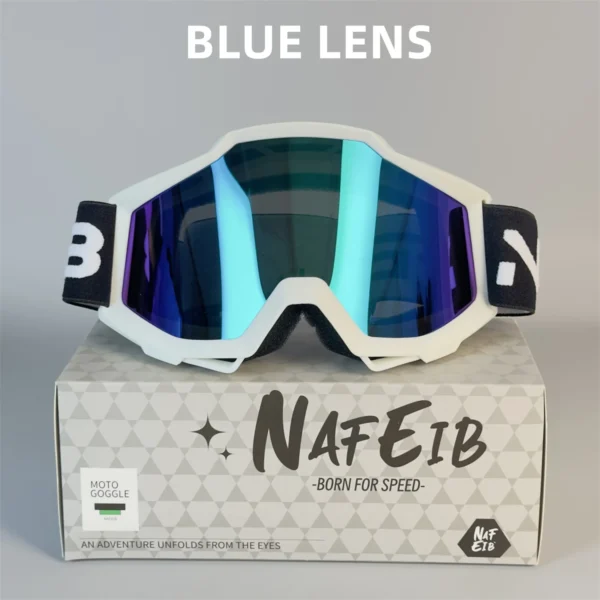 NAFEIB Motorcycle Goggles N17 Motocross Cycling Glasses Outdoor Off Road Skiing Sport MTB ATV Dirt Bike Racing Goggles - Image 3