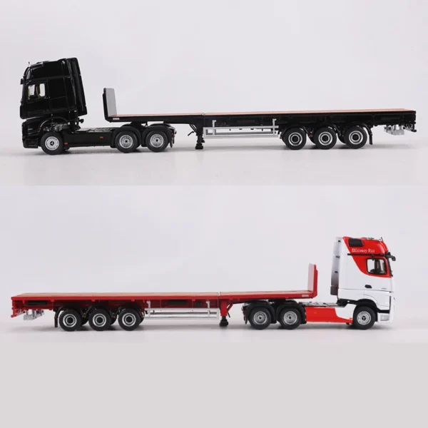 Pre-sale GCD 1:64 ACTROS GIGASPACE 6*2 Sattelzugmaschine & Scalable Trailer Alloy Mode Car - Image 5