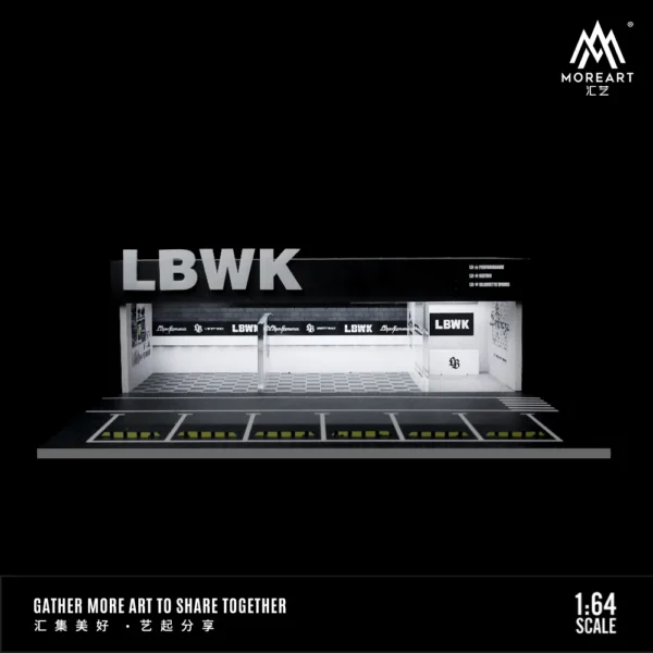 [LBWK] MoreArt+TimeMicro 1:64 Sun Room Light version assembly Display Scene