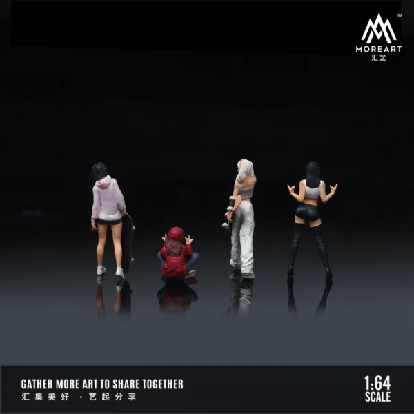 More Art 1:64 Street Fashion Play Action Figure Doll Set For Display & Collection & Gift - Image 2