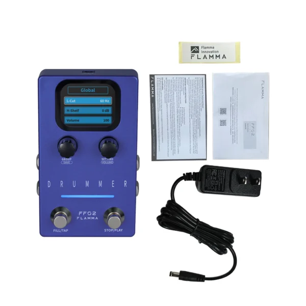 FLAMMA Drum Machine Guitar Effect Pedal 121 Drum Groove 11 Style Rhythm Pedal 66 Customizable Slots Rhythmic Guitar Effect Pedal - Image 8