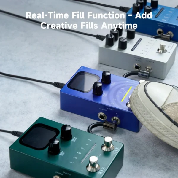 FLAMMA Drum Machine Guitar Effect Pedal 121 Drum Groove 11 Style Rhythm Pedal 66 Customizable Slots Rhythmic Guitar Effect Pedal - Image 5