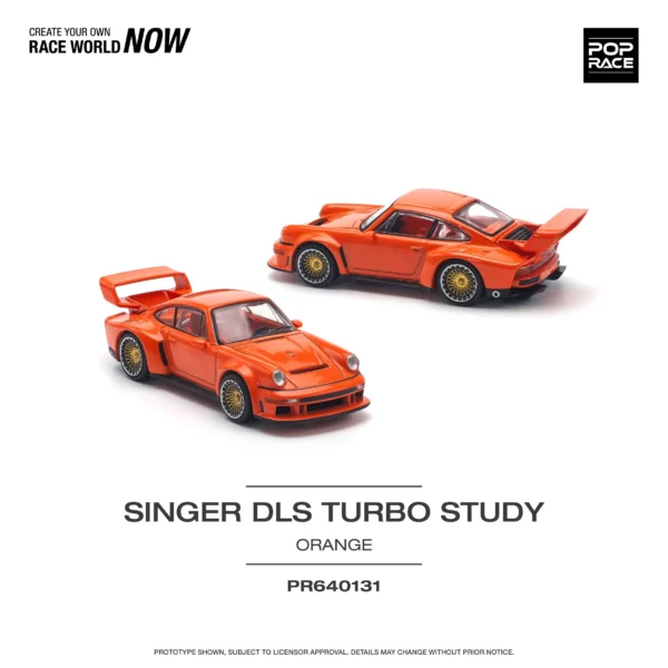 New Stocks Xcartoys Poprace 1：64 Diecast MiniCar Porsche SINGER DLS Turbo Study Alloy Model Toys Racing Cars Boy Gift - Image 2