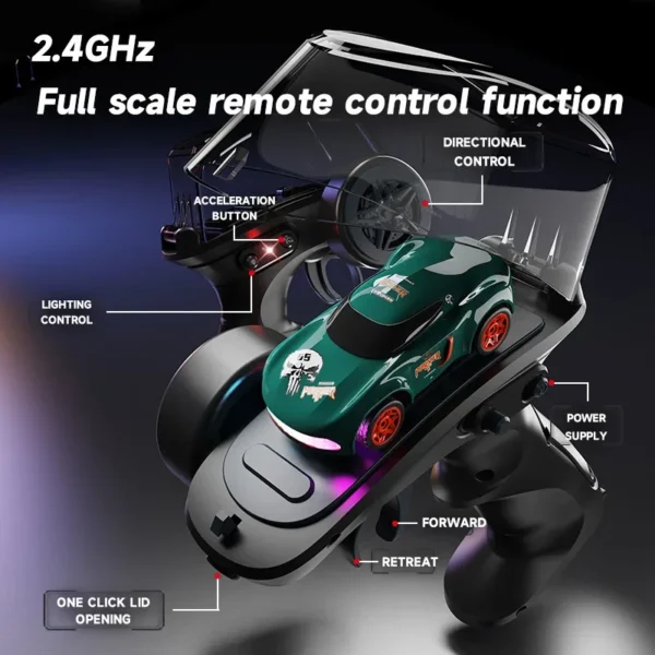 JHD 2025New Car JJRC Q197 1: 64 2.4G 4WD RC Racing Car Full Proportion Desktop Competition Electronic Positioning Drift Q197 Car - Image 2