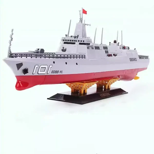 Jy 9803 Submersible Remote Control Warship Simulation Destroyer Electric Military Model Dual Motor Design For Toys & Hobbies - Image 6