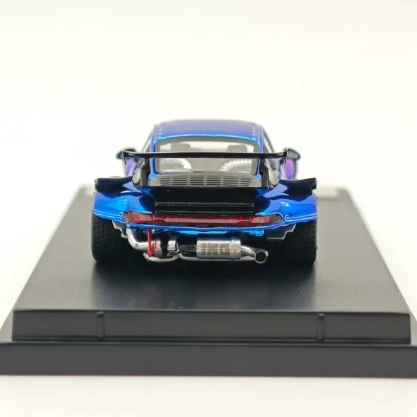 STREET WARRIOR SW 1/64 for 993 RWB Gradient Chrome Purple Diecast Models Car Toy Limited 499 Collection Auto Gift - Image 5