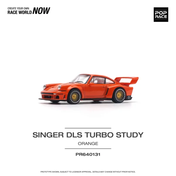 New Stocks Xcartoys Poprace 1：64 Diecast MiniCar Porsche SINGER DLS Turbo Study Alloy Model Toys Racing Cars Boy Gift