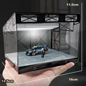 [430] Collector 1/64 Car Model Parking Lot Simulation Garage Toy Storage Rack Display Cabinet Medium Miniature Scene  Repair Workshop