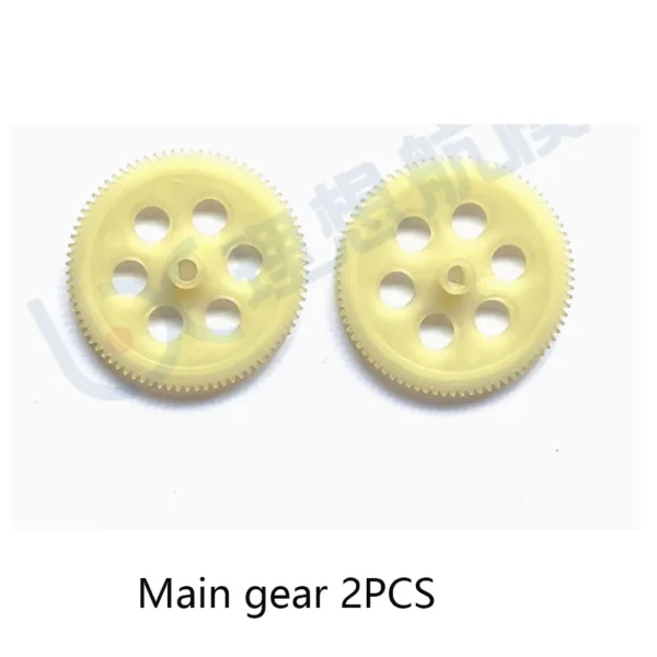 [Main Gear 2pcs] RC ERA C032 UH 1 Simulation RC Helicopter Spare Parts Accessories Body Shell Main Blade Motor Gear Servo Light Linkage etc