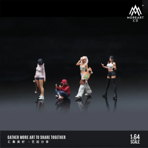 More Art 1:64 Street Fashion Play Action Figure Doll Set For Display & Collection & Gift - Image 3