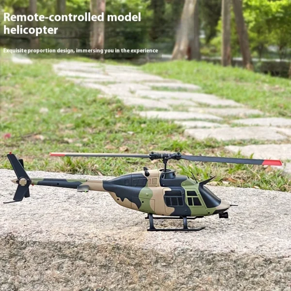 RTR PRO Optical flow Re Era'S New C138 Single Propeller Remote Control Helicopter Without Ailerons 4 Channels Fixed High Optical Flow - Image 2