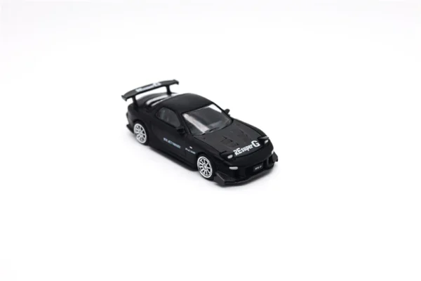 Xcartoys x POP RACE 1:64 RX7 RE AMEMIYA WIDE BODY grey Metal Diecast Model Car - Image 4
