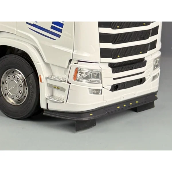 Bumper Spoiler with Fenders Lights for Tamiya 1/14 RC Truck Scania 770s 1:14 Tractor Trailer DIY Parts - Image 2