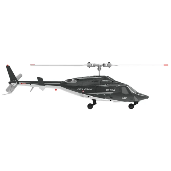 RC ERA A61 Airwolf 2.4G 4CH 6 Axis Gyro Optical Flow Localization Altitude Hold 1:53 Scale Flybarless RC Helicopter - Image 3