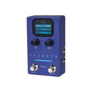 FLAMMA Drum Machine Guitar Effect Pedal 121 Drum Groove 11 Style Rhythm Pedal 66 Customizable Slots Rhythmic Guitar Effect Pedal