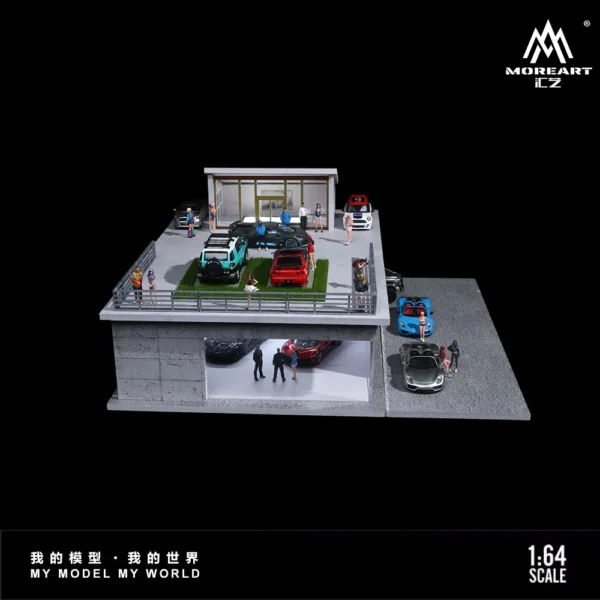 More Art 1:64 Sunlight Room Diorama Light Version Diorama for Display&Collection&Gift - Image 6