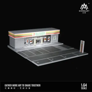 [711] MoreArt: 1:64 Car Assembly Scenes Series Model  Car Model Parking Lot for Display /Gifts/Collection