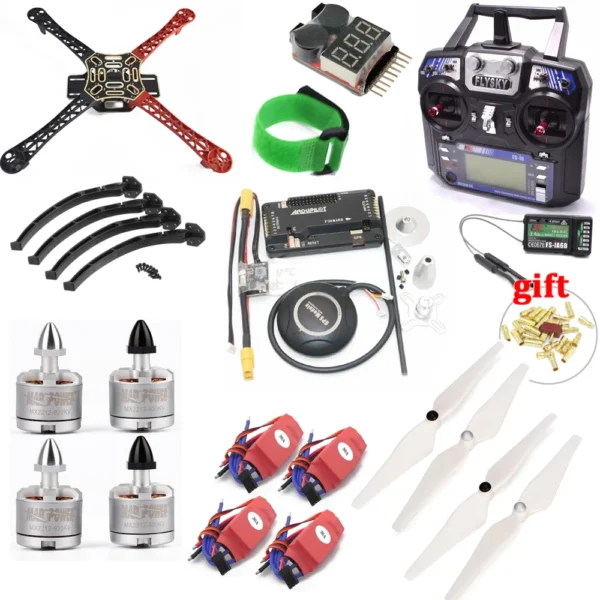 F450 450mm Quadcopter Frame Kit with APM2.8 Controller board 7M GPS 30A Simonk esc 2212 920kv Flysky FS i6 TX For Rc Quadcopter