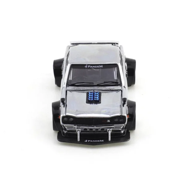 XCARTOYS 1/64 SKYLINE GT R V8 DRIFT(HAKOSUKA) Electroplated Color Car Alloy Toys Vehicle Diecast Metal Model Kids Toys Boys - Image 2