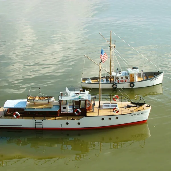 Wooden Yacht Northwest Wind Basswood Kit Assembled Ship Model - Image 6