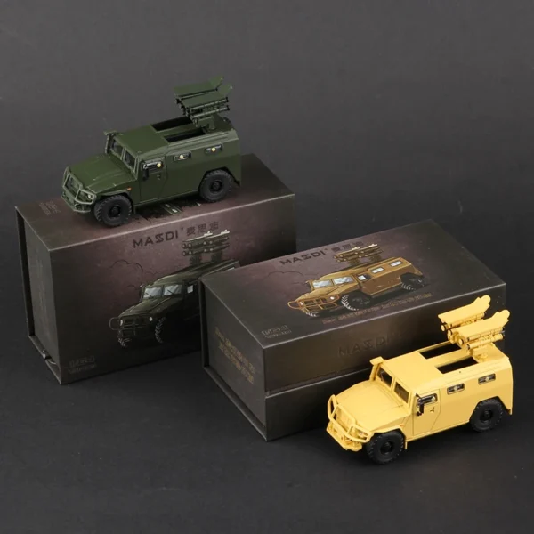 Massdi 1:64 Tiger Gaz Armored Vehicle Car Model M1151 Off Road Antitank Alloy Miniature Diecast Vehicles Toy Collection - Image 3