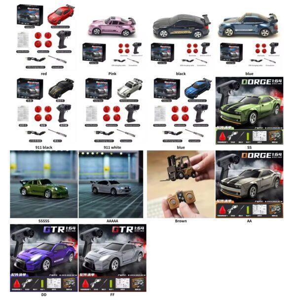 Children'S Desktop Remote Control Car Toy Stunt Remote Control Drift Car Rc Mini Racing 2.4g Simulation Toy Model Boy Gift - Image 7