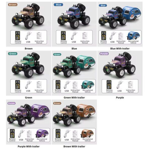 New 1:64 Rc Car Mini 2.4Ghz City Road Handle High Speed Alloy All Terrain Remote Control Car Dual Control Children's Toys Gifts - Image 7