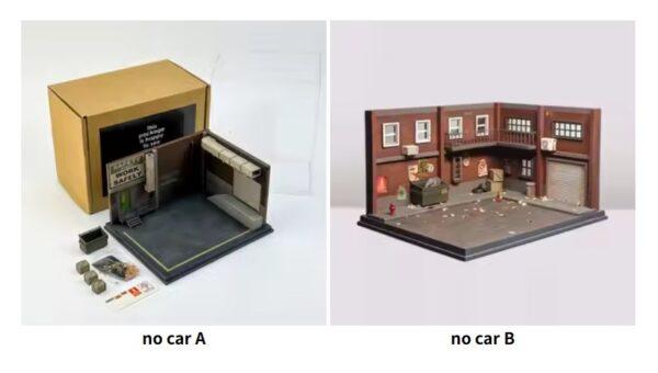 1:64 Simulation Resin Parking Lot Car Scene Model for 1/64 Alloy Car Model Sandtable SceneTerrain Collection Display - Image 8