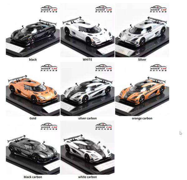 SCA SmallcarART 1:64 Agera RS Diecast Model Car - Image 7