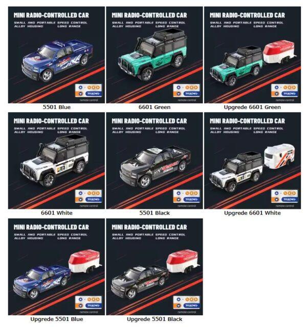 6601Green RC Car MINI Alloy 1/64 Remote Control Car Convenient to Carry 60 Minutes of Work Time Children's Gifts Electronic Toy - Image 7