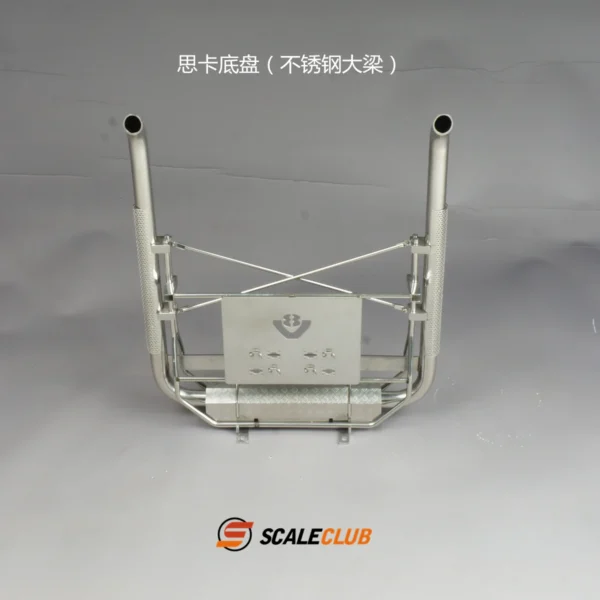 SCALECLUB Stainless Steel type V For euro truck exhaust For Tamiya Lesu Oka For Scania Man Rc Truck Trailer Tipper - Image 3