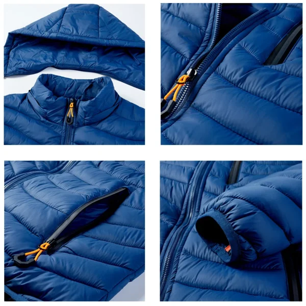 CHAIFENKO Brand Winter Warm Waterproof Jacket Men 2025 New Autumn Thick Hooded Parkas Mens Fashion Casual Slim Jacket Coat Men - Image 7