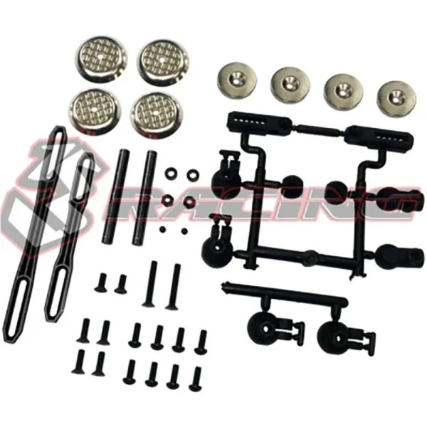 3RACING Sakura D4/D5/D5S/YD 2 Drift Car Metal Upgrade Parts Invisible Car Shell Column SAK D4832 - Image 2