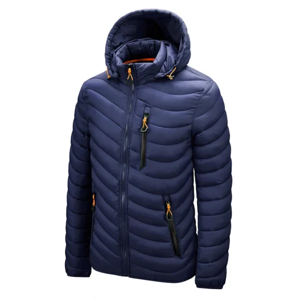 CHAIFENKO Brand Winter Warm Waterproof Jacket Men 2025 New Autumn Thick Hooded Parkas Mens Fashion Casual Slim Jacket Coat Men - Image 5