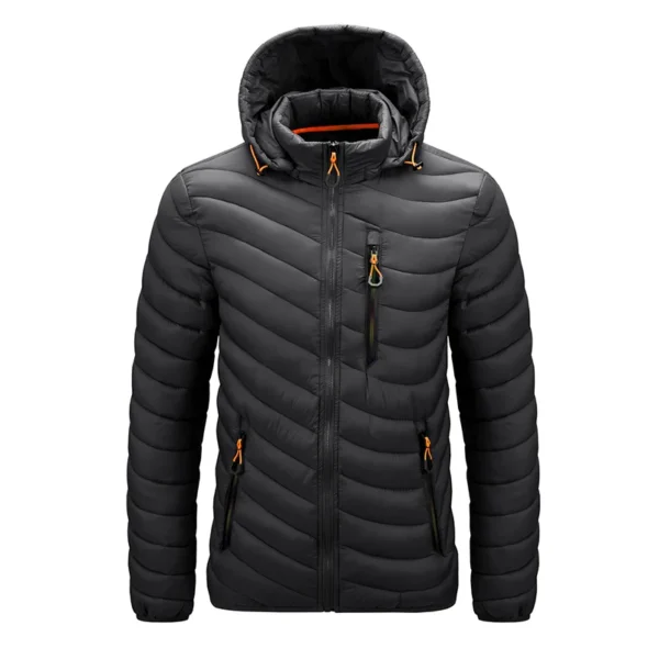 CHAIFENKO Brand Winter Warm Waterproof Jacket Men 2025 New Autumn Thick Hooded Parkas Mens Fashion Casual Slim Jacket Coat Men - Image 3