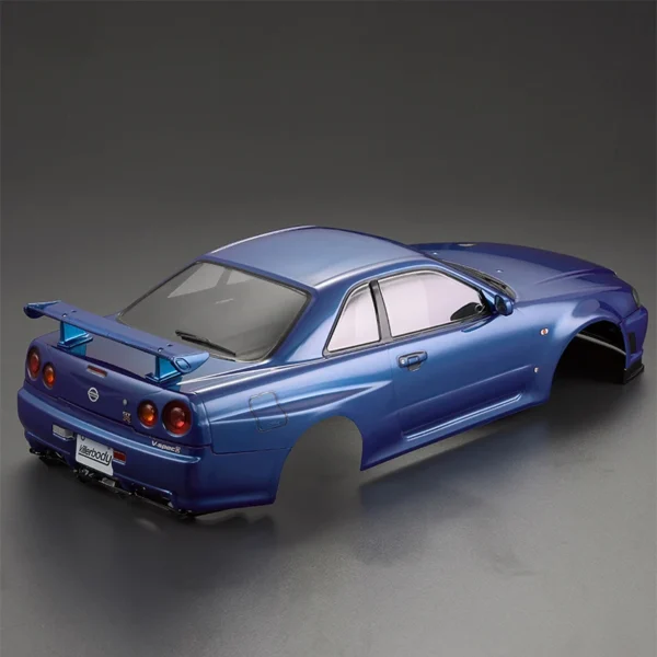 Killerbody 1/10 Nissan Electric Touring RC Car Finished Case Frame PC Body 48716 (BNR34) With 257mm Wheelbase - Image 2