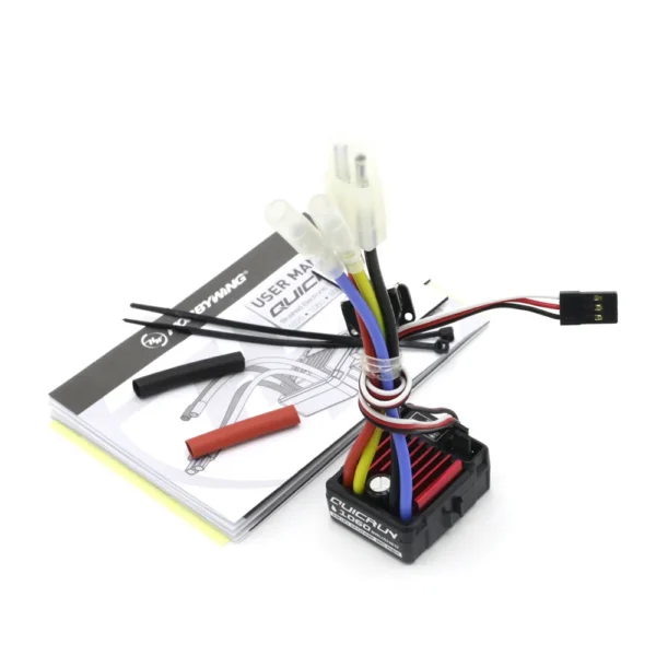 HobbyWing QuicRun 1060 60A Brushed Electronic Speed Controller ESC For 1:10 RC Car Waterproof For RC Car - Image 3