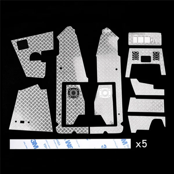 RC Car Interior Parts for AXIAL WRAITH 90018 90020 for Specter Climbing Car Metal Dashboard & Floor Protective Guard Plate - Image 4