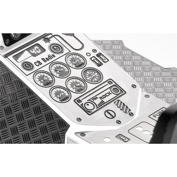 RC Car Interior Parts for AXIAL WRAITH 90018 90020 for Specter Climbing Car Metal Dashboard & Floor Protective Guard Plate - Image 6