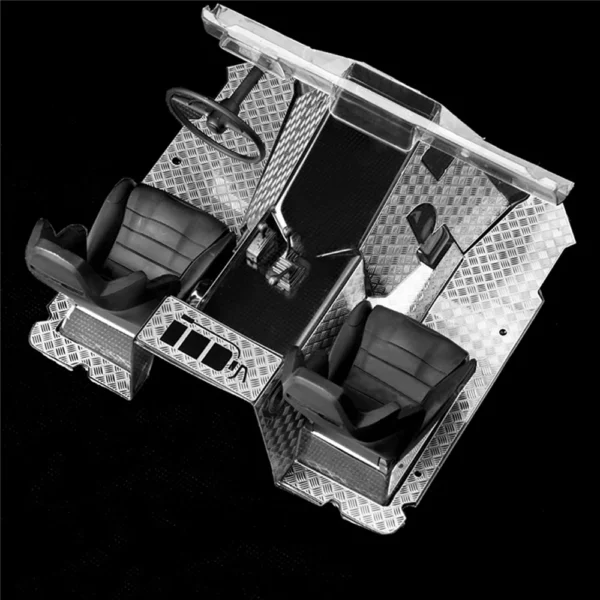RC Car Interior Parts for AXIAL WRAITH 90018 90020 for Specter Climbing Car Metal Dashboard & Floor Protective Guard Plate - Image 2