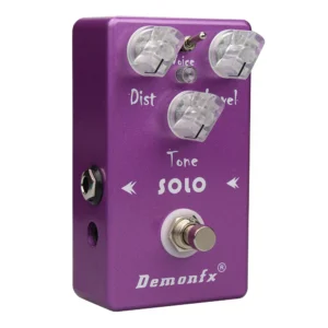 Demonfx High quality SOLO Distortion Pedal for Electric Guitar Pedal With True Bypass Guitar Effect Pedal