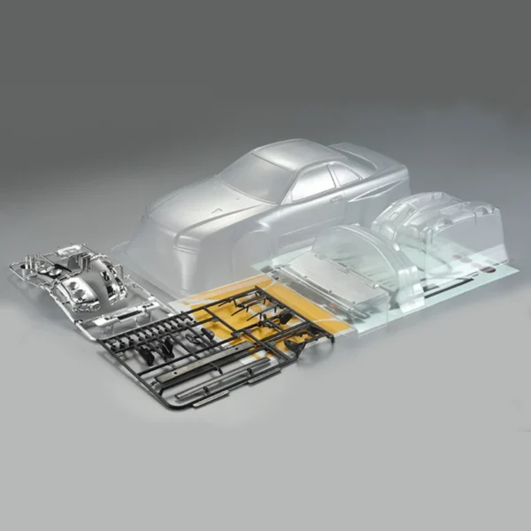 Killerbody 1/10 Nissan Electric Touring RC Car Finished Case Frame PC Body 48716 (BNR34) With 257mm Wheelbase - Image 6