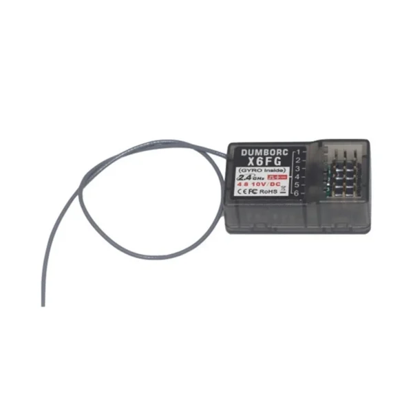 RC Servo DUMBORC X6F/X6FG/X6DC/X6DCG 2.4G 6CH Radio Control System Receiver for X4 X5 X6 X6P Transmitter RC Car Boat