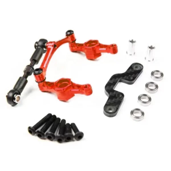 TT 02 CNC Aluminum Crank Steering Arm with Bridge for 1:10 RC Car Tamiya TT02 - Image 3