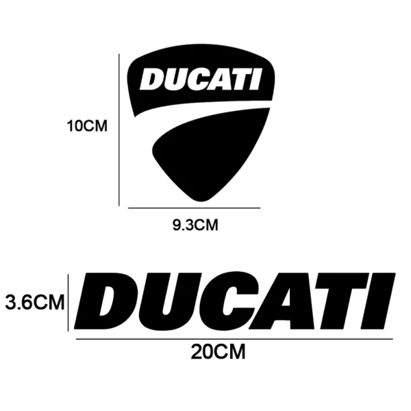Motorcycle helmet Body Reflective Decals decoration Stickers for Ducati Panigale Diavel Superleggera V4 V2 Scrambler stickers - Image 2