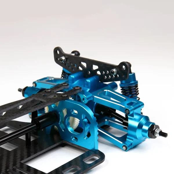 TT01 1/10 Aluminum Carbon Fiber Frame Chassis Upgrade RC Chassis Shaft Drive Touring Car for Tamiya TT01 Frame Kit Shaft Drive - Image 3