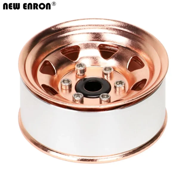 46mm Aluminum Alloy 1.55 inch Beadlock Wheel Hub Rim for RC Car 1/10 D90 TF2 Tamiya CC01 LC70 MST JIMNY Axial 90069 - Image 4