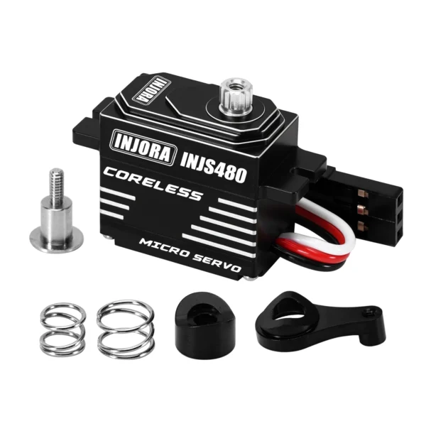 INJORA INJS480 Coreless Micro Servo with Servo Saver for Losi Micro B Micro T - Image 3